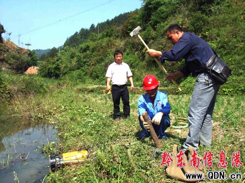 思劍高速十標段投入22萬元為糧田“解渴”