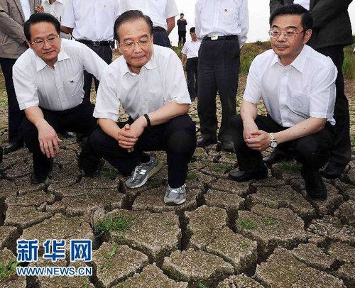 溫家寶:大旱引發我對南水北調工程思考
