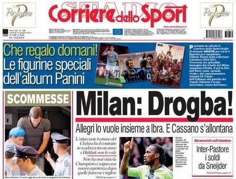 曝米蘭瞄準切爾西王牌 卡薩諾離隊德羅巴或入替