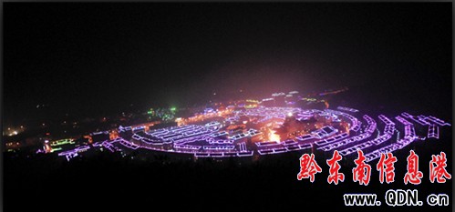 劍河新縣城白天美如畫 夜晚似迷宮(組圖)