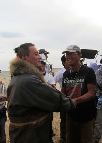 《鴻門宴》陳小春戲份殺青 遇沙塵暴挽留(圖)