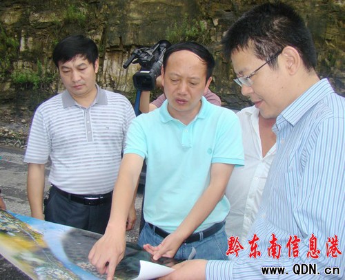 副州長孫登峰到劍河督查指導招商引資工作(圖)