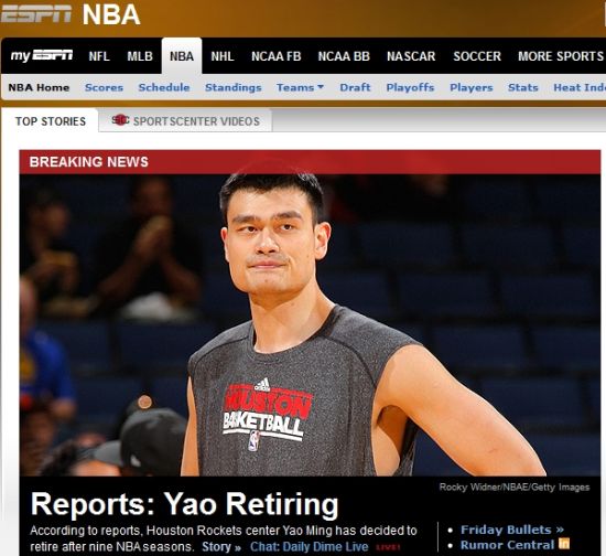 ESPN�^�l Ҧ���Q������ ��Ϣ����NBA��(n��i)��