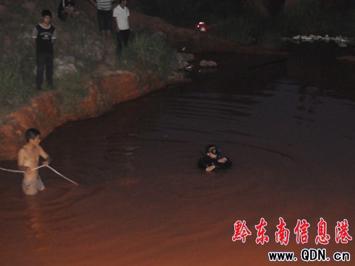 少年不幸溺水 黎平消防連夜奮戰順利打撈
