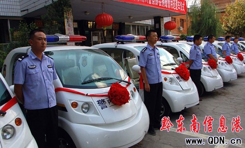 州公安局獲贈價值51萬元警用巡邏車(圖)