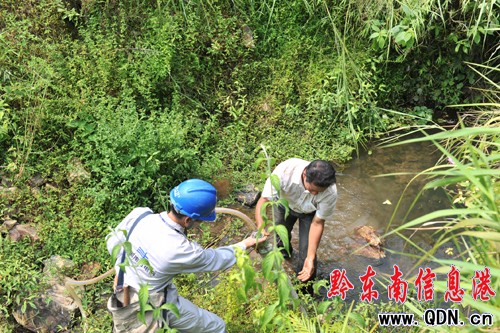 從江縣供電局做表率 主動上門服務抗大旱(圖)