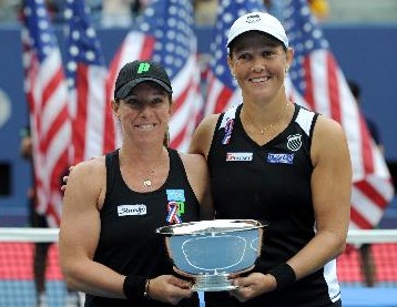 美國組合胡貝爾 雷蒙德美網(wǎng)女雙奪冠(圖)