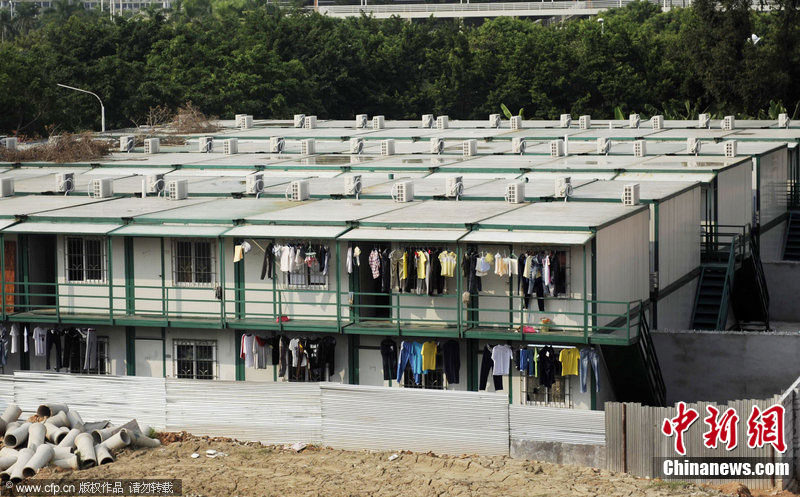 “集裝箱宿舍”進駐廣州大學城