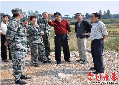 北京軍區給水工程團到丹寨進行打井前期勘察