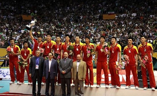 男排亞錦賽中國1-3遭逆轉 不敵伊朗屈居亞軍
