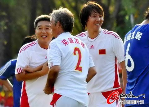 紀(jì)念賽-02國足6-5遼足元老 李鐵神勇梅開二度