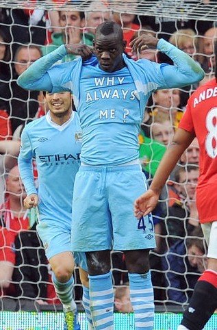 曼城劊子手2球+造紅牌 “為何總是我”顯霸氣