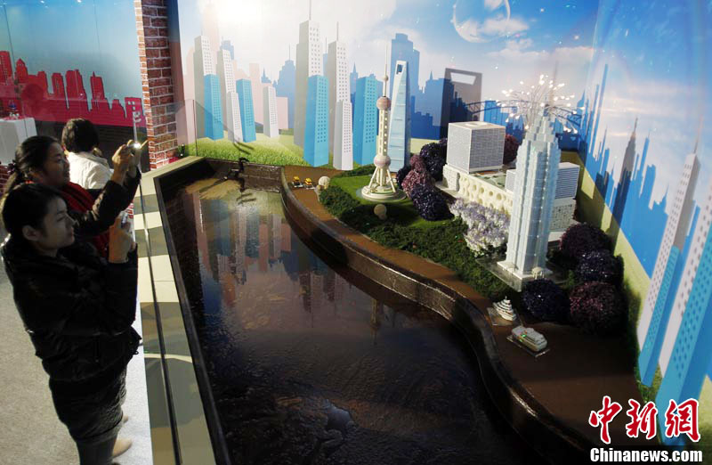 用巧克力演繹夢幻感受別樣微縮世界