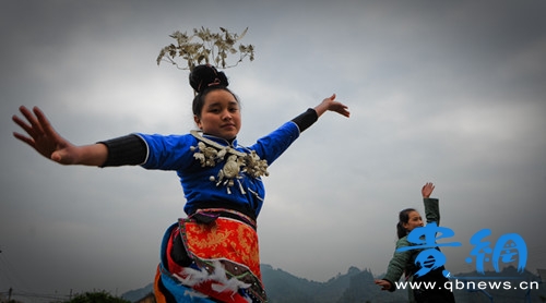 丹寨縣推廣錦雞舞 編排為廣播體操引進(jìn)校園