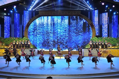 劍河苗族水鼓舞再進京(圖)