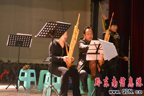 蘆笙節(jié)《貴州蘆笙名家音樂會》成員進(jìn)行節(jié)目彩排