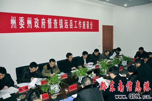 石干昌率隊督查鎮遠縣首季“開門紅”工作