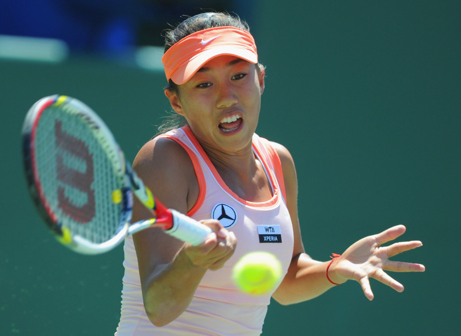 2012��3��23�գ�WTA�ʹ�ِ�~�������۹��_ِչ�_��ِ�����յĠ��Z���Ї��𻨏���0-2����С�����o��32����