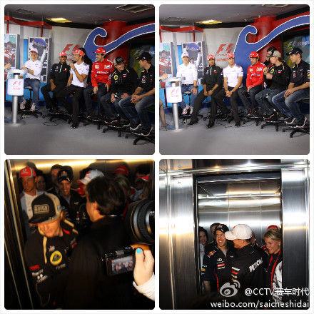 六位世界冠軍做客央視演播室,同擠一間電梯。