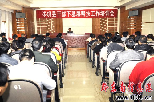 岑鞏縣請專家、教授為142名駐村干部“充電”