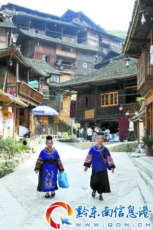 郎德上寨“苗族建筑博物館”—吊腳樓(圖)