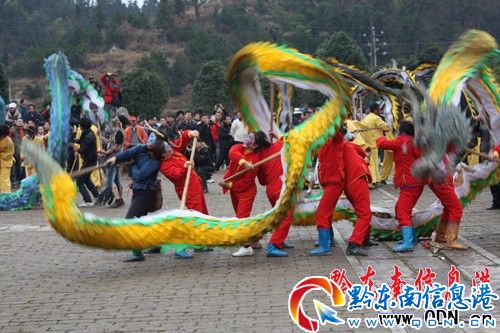 錦屏縣隆里古城正月獨特的龍俗(圖)