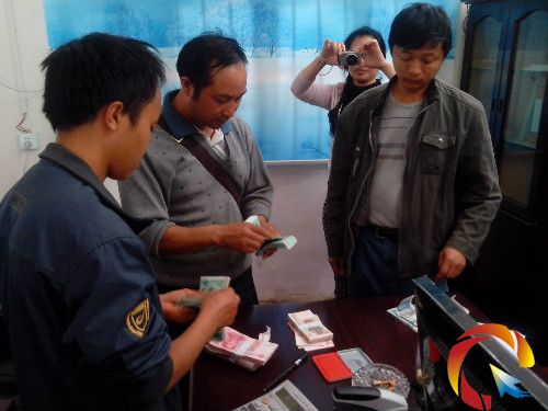 圖為工資調解現場